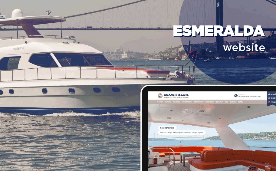 Esmeralda Yacht Web Site Yazılım ve Tasarım